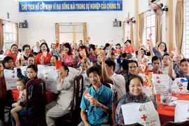 VN Red Cross hailed for two decades of Tet relief for the poor, AO victims