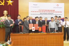 Japanese bank signs cooperation agreement with Vinh Phuc province