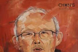 Oil portrait of coach Park Hang-seo to be auctioned