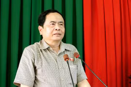 Front President meets constituents in Can Tho 
