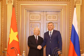 Chairman of Russian State Duma hails visit by Vietnamese Party leader 