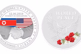 Singapore launches special medallions for US-DPRK Summit