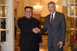 Singaporean PM welcomes DPRK leader 