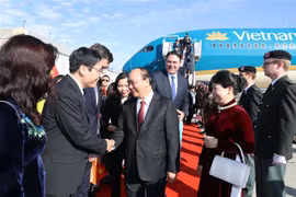 Prime Minister Nguyen Xuan Phuc arrives in Brussels 