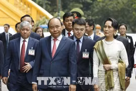 Myanmar State Counsellor concludes Vietnam visit