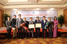 Vietnamese agencies honoured with JICA President Award 