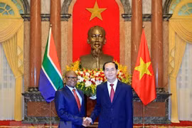 President meets new South African, Egyptian ambassadors 