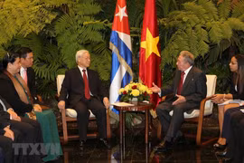 Vietnam, Cuba issue joint statement 
