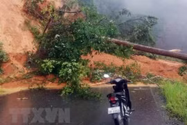 Landslide-hit Kon Tum – Laos route reopens to traffic 