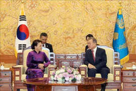 Korean media highlights meeting of Vietnamese NA Chairwoman, RoK President 