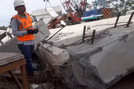 Indonesia: Bridge collapse kills two