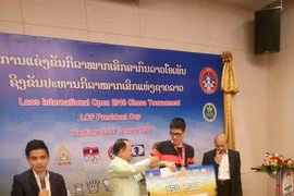 IM Minh grabs silver at Lao chess tourney