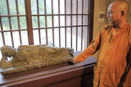 Buddhist antiques displayed in Da Nang 