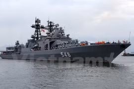 Russian Navy fleet visits Da Nang city