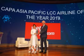 Vietjet named Asia Pacific's low cost airline of the year 