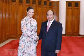 Government leader hosts Swedish Crown Princess