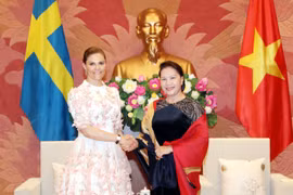 NA leader welcomes Crown Princess of Sweden in Hanoi
