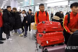 U23 team get training in RoK for AFC U23 Championship