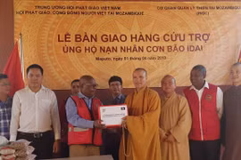 Vietnamese Buddhists send aid to Mozambique’s storm victims 