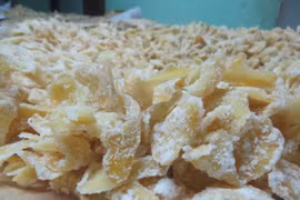 Ginger jam makes Tet warm
