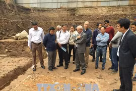 More artifacts found in Thang Long Imperial Citadel