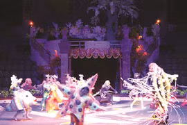 Circus performance calls on people to protect environment