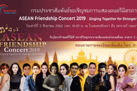 Thailand: PRD to present ASEAN Friendship Concert 2019