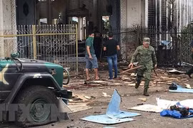 Indonesian police: couple behind church bombing in Philippines