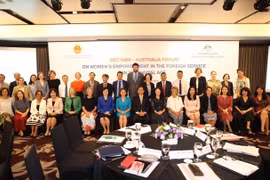 Vietnam, Australia cooperate in empowering women in foreign service