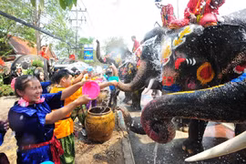 Thais celebrate traditional New Year festival