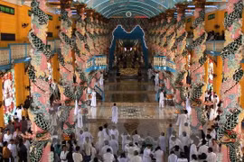 Cao Dai followers celebrate festival in Tay Ninh province
