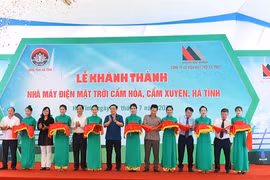 First solar power plant inaugurated in Ha Tinh province