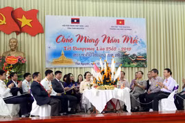 Lao students in Son La province celebrate New Year festival