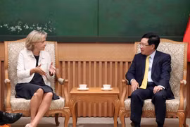 Deputy PM Pham Binh Minh receives leader of Ile-de-France region
