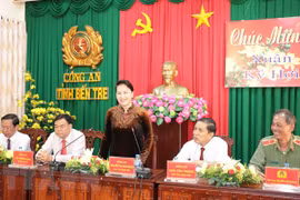 NA Chairwoman pays Tet visit to Ben Tre’s police, border guard