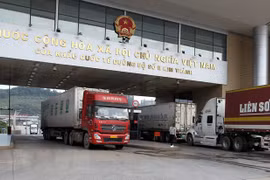 Border gates in Lao Cai province break trade record
