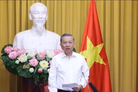 President To Lam, head of the Central Steering Committee for Judicial Reform addresses the committee's meeting on July 31 (Photo: VNA)