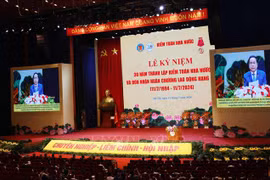 National Assembly Chairman Tran Thanh Man speaks at the ceremony (Photo: VNA)