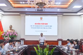Appraisal session on the National Assembly’s draft Resolution on VAT reduction. (Photo of baochinhphu.vn)