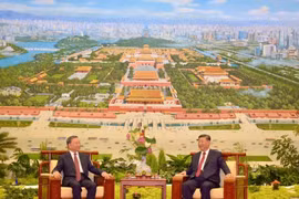 General Secretary of the Communist Party of Vietnam Central Committee, President of Vietnam To Lam (L) and his Chinese counterpart Xi Jinping (Photo: VNA)