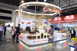 A Vietnamese booth at the THAIFEX – Anuga Asia 2024 in Thailand (Photo: VNA)