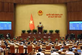 The NA on June 25 morning ratifies a resolution approving the UK’s accession protocol to CPTPP (Photo: VNA)