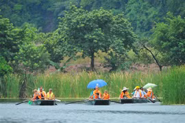 Trang An complex receives over 5 million tourists in August