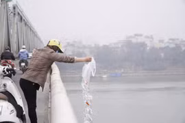 Tet starts as people release carps for Kitchen God