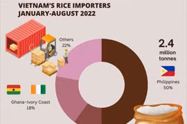 Philippines leads importers of Vietnamese rice