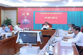 At the 43rd meeting of the Party Central Committee’s Inspection Commission (Photo: VNA)