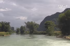 Quay Son river, beautiful spot in northern border area