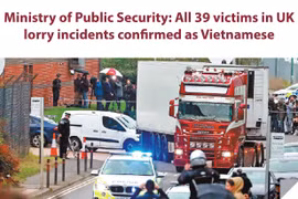 All 39 victims in UK lorry incidents confirmed as Vietnamese