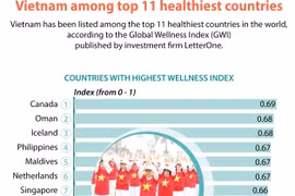 Vietnam among top 11 healthiest countries
