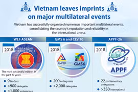 Vietnam leaves imprints on major multilateral events